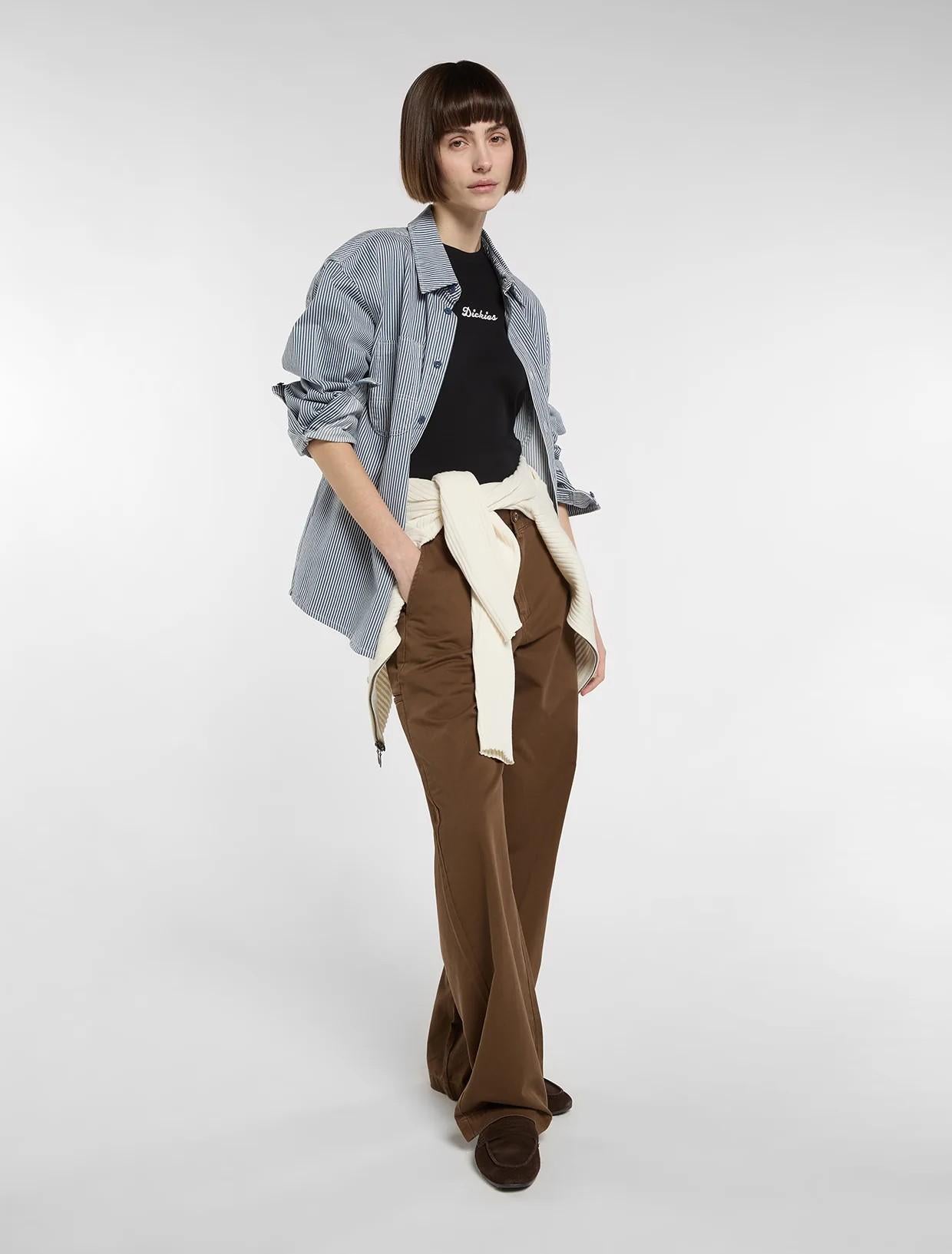 T-shirt di peso medio Wellsville DK0A88JT BLK1 DICKIES 