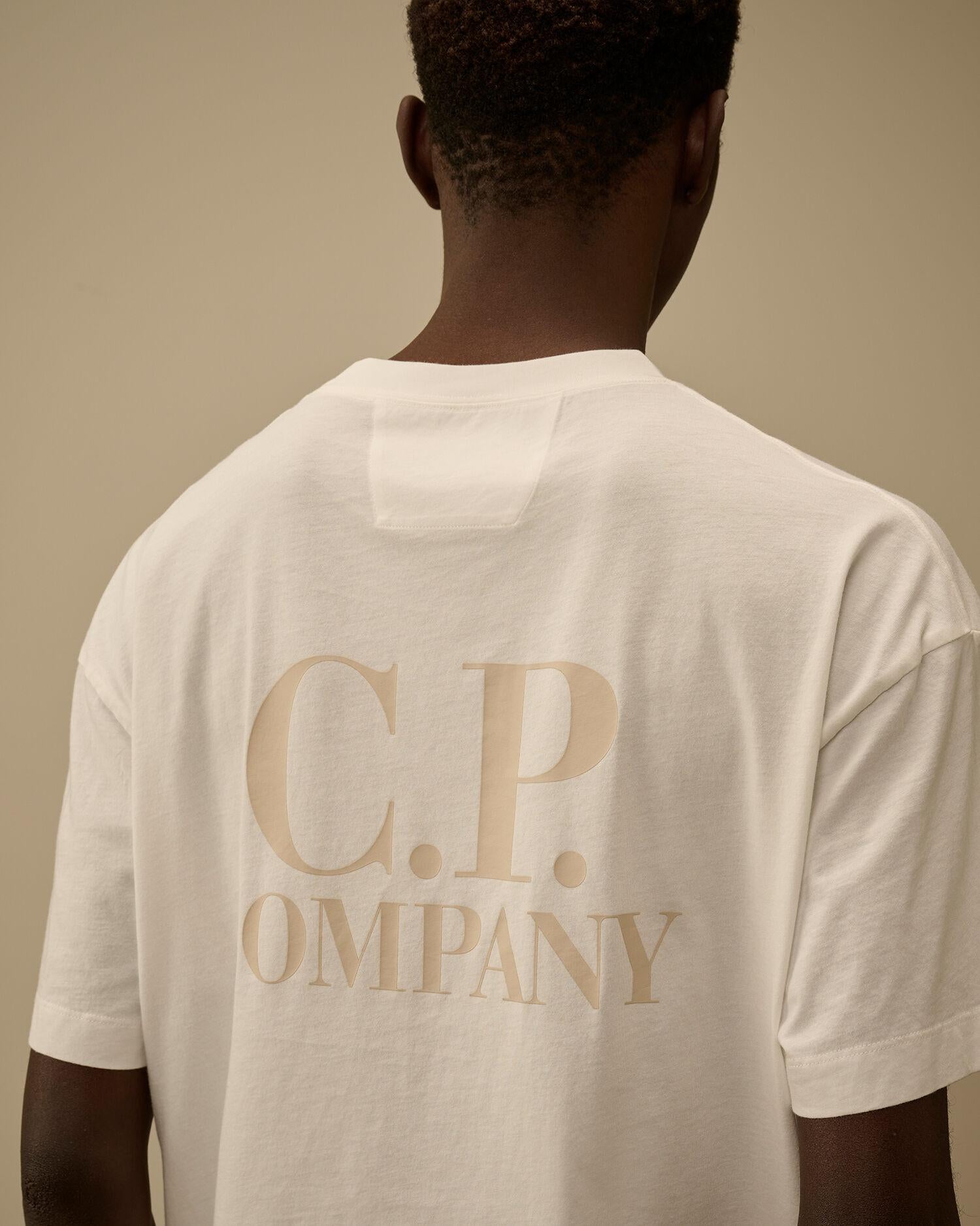 30/1 Jersey Short Sleeve Printed Graphics T-Shirt 20CMTS086A 103 C.P. COMPANY 