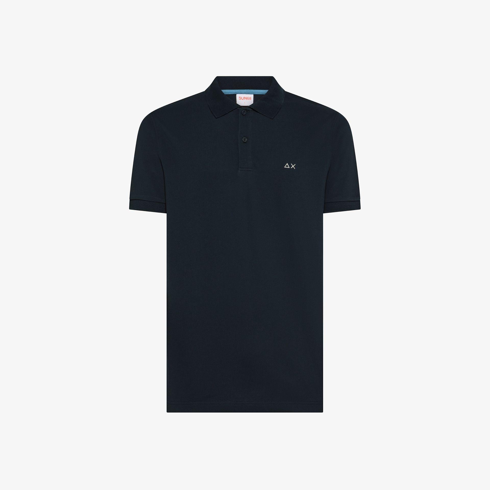 Polo con ricamo A36135 07 SUN68 