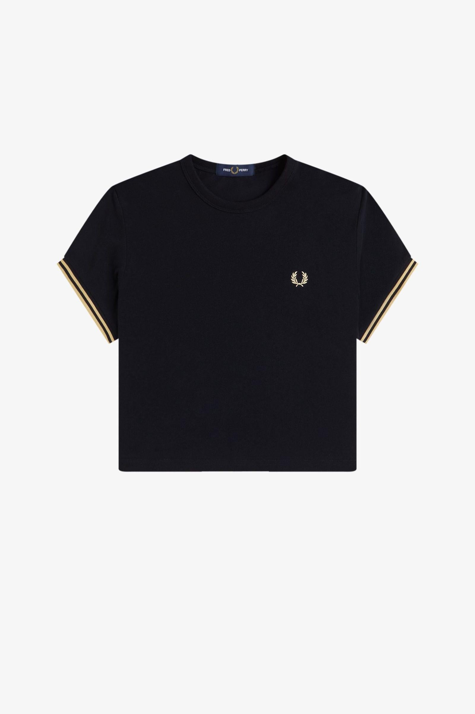 T-shirt in piqué Supima® con doppia riga G217157 90A FRED PERRY 
