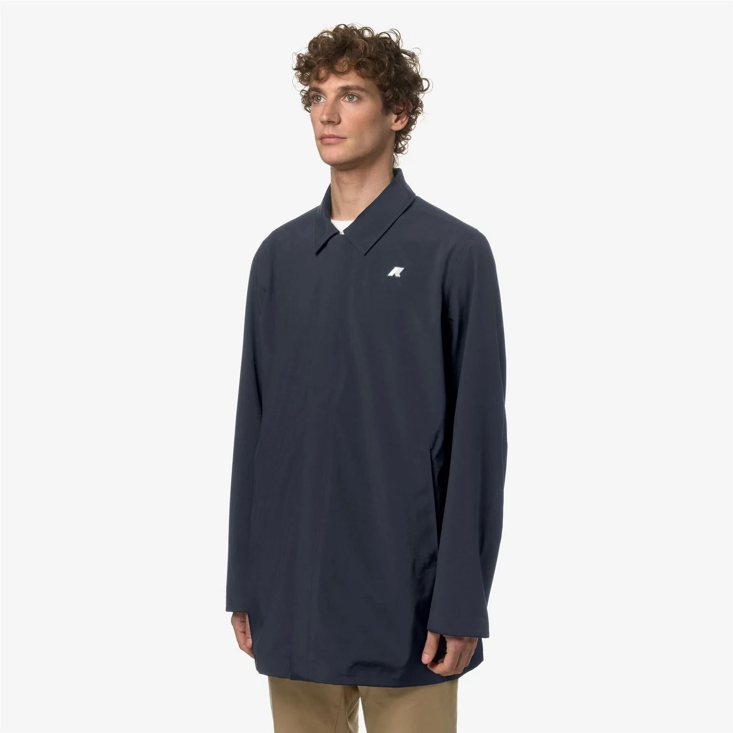 Giacca antipioggia blu da uomo K3131BW K89 K-WAY 