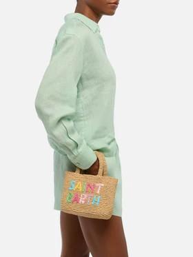 Borsa Beach mini in raffia RAFB003 00351L MC2 SAINT BARTH 