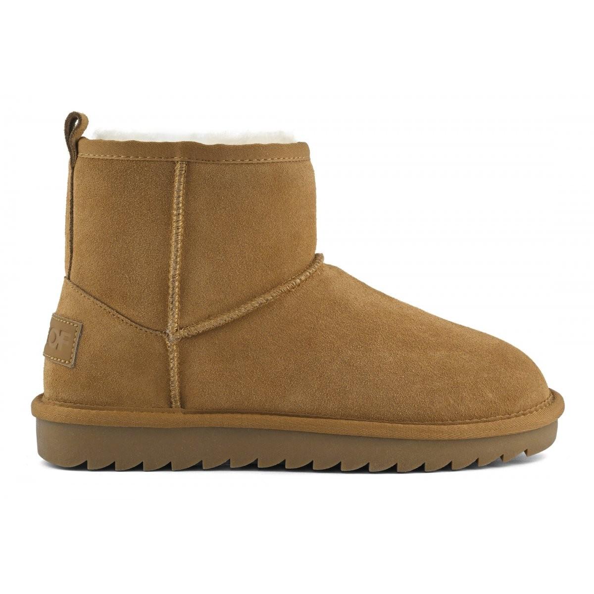 Stivale in pelle scamosciata HCSHEAR01 TAN COLORS OF CALIFORNIA 