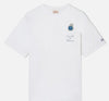 White Austin T-shirt with watch