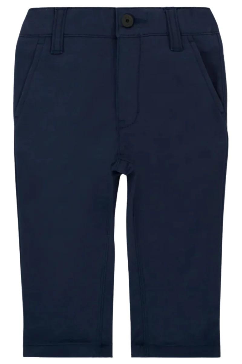 Pantaloni da neonato in cotone con patch a contrasto sul retro J52705 269 BOSS 