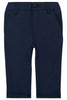 Baby cotton trousers with contrast patch on the back