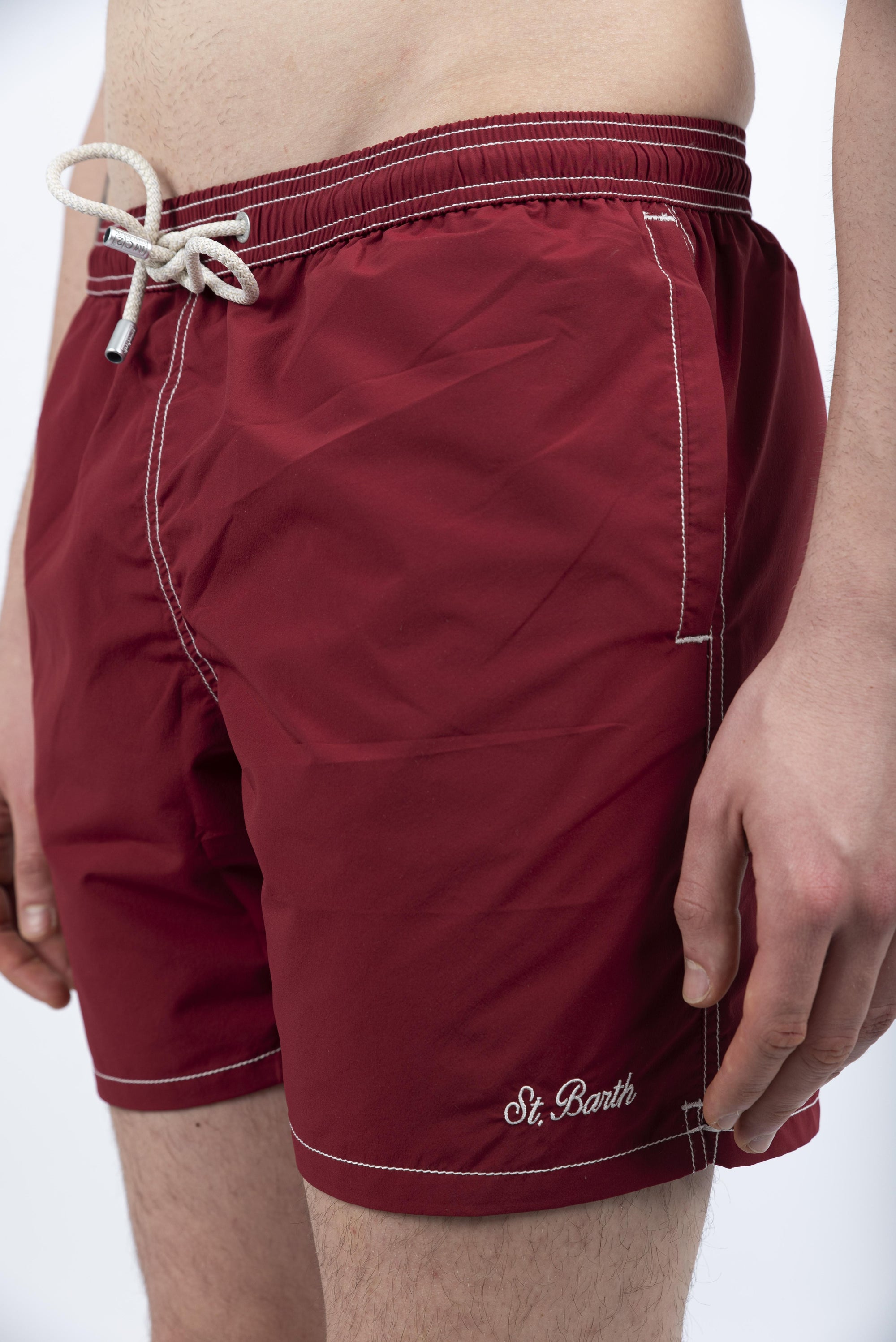 Costume classico leggero Patmos bordeaux PATM001 00102H MC2 SAINT BARTH 