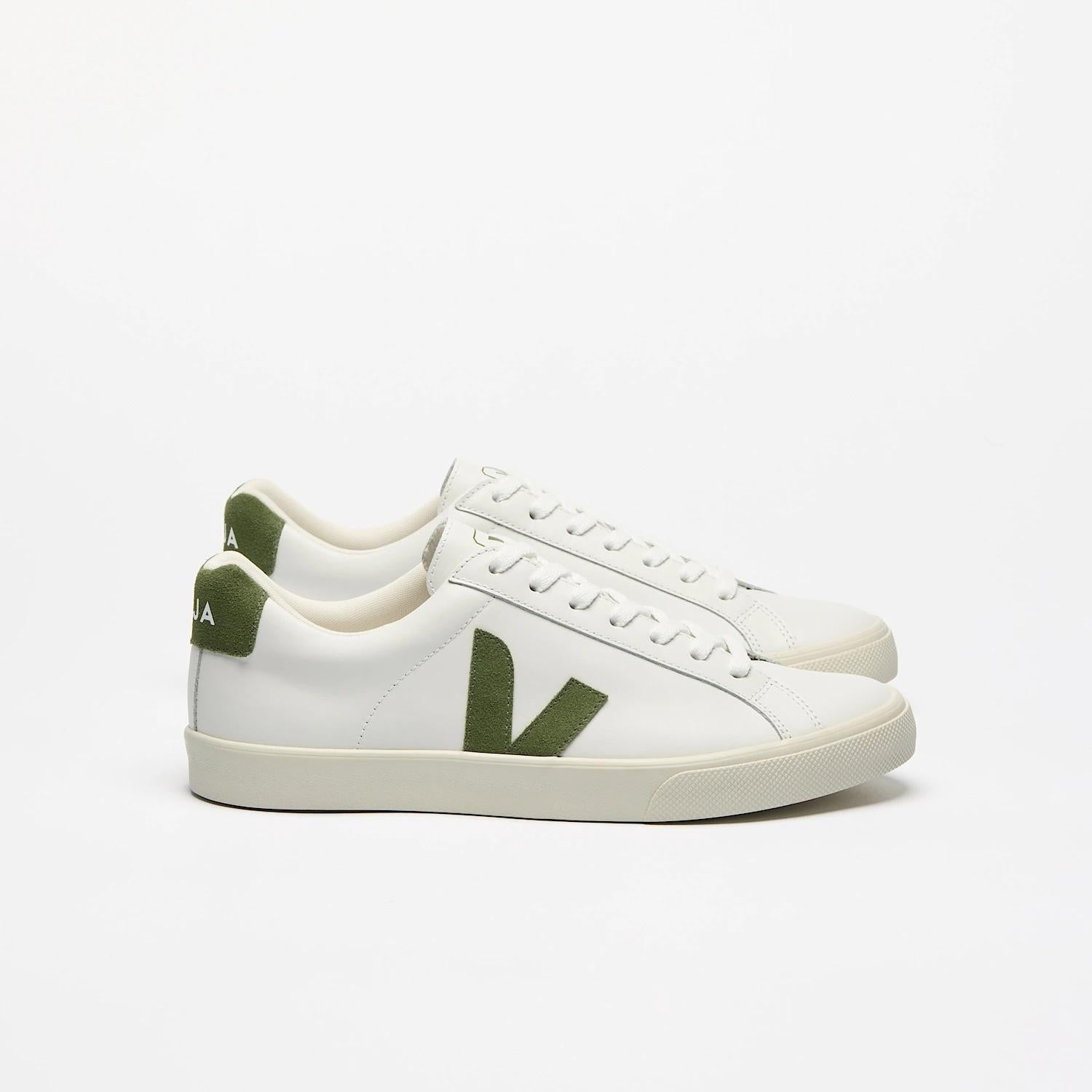 Esplar Leather White Kiwi EO0203 881 VEJA 