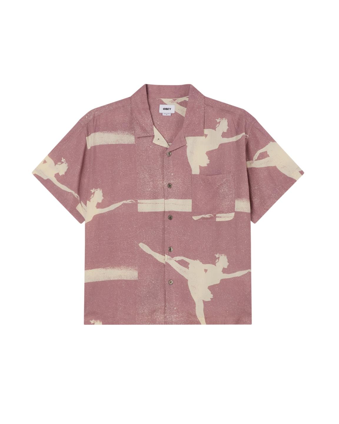Camicia in viscosa maniche corte 181210431 MAV OBEY 
