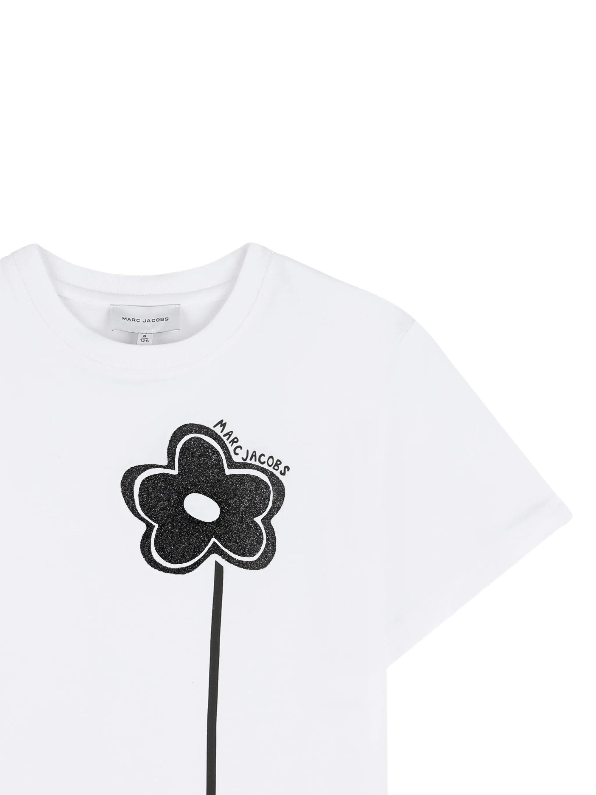 T-shirt con stampa floreale W60735 10PA MARC JACOBS 