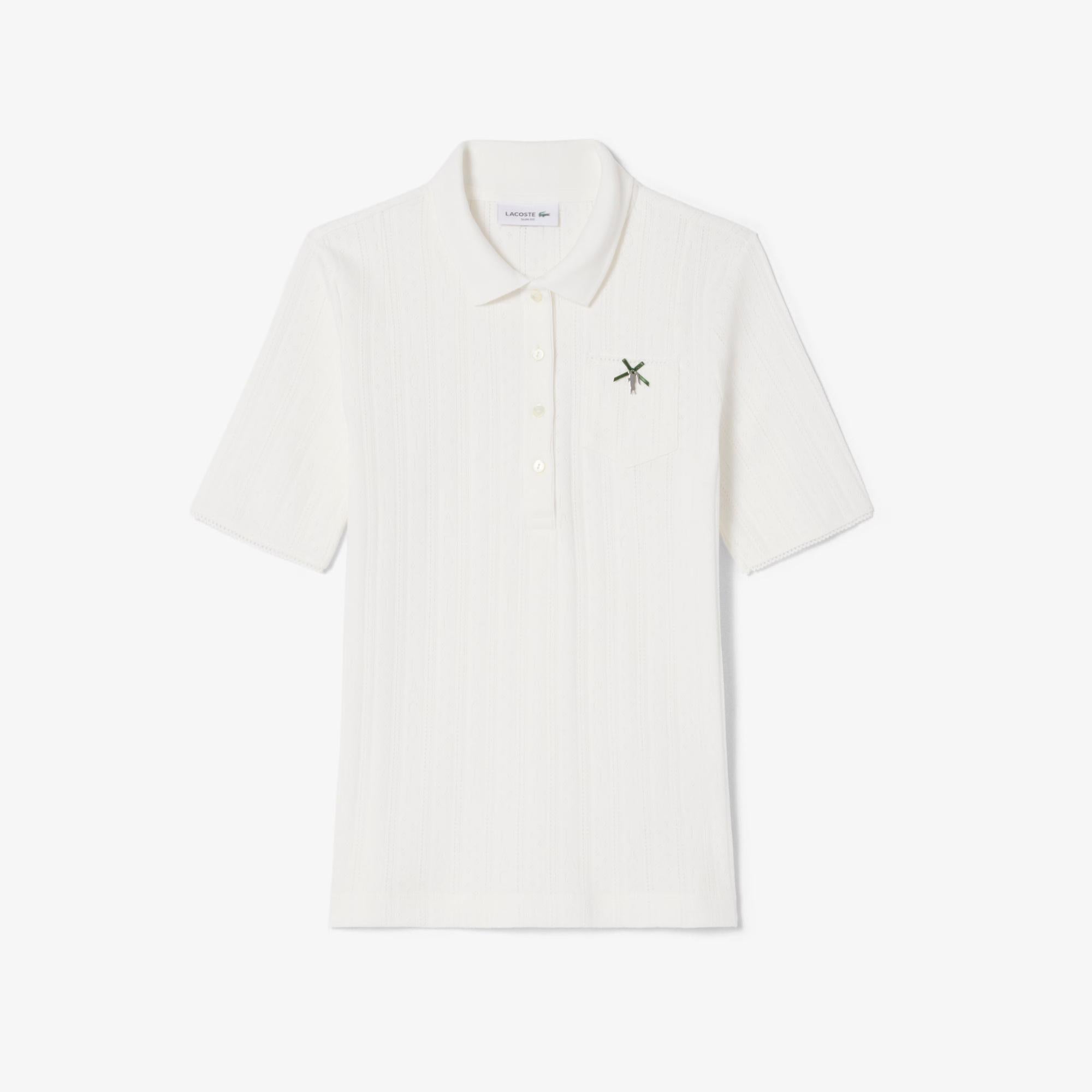 Polo slim fit pointelle brandizzata L.12 DF5296 70V LACOSTE 