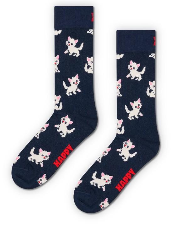 Kitten Sock P003187 NAVY HAPPY SOCKS 