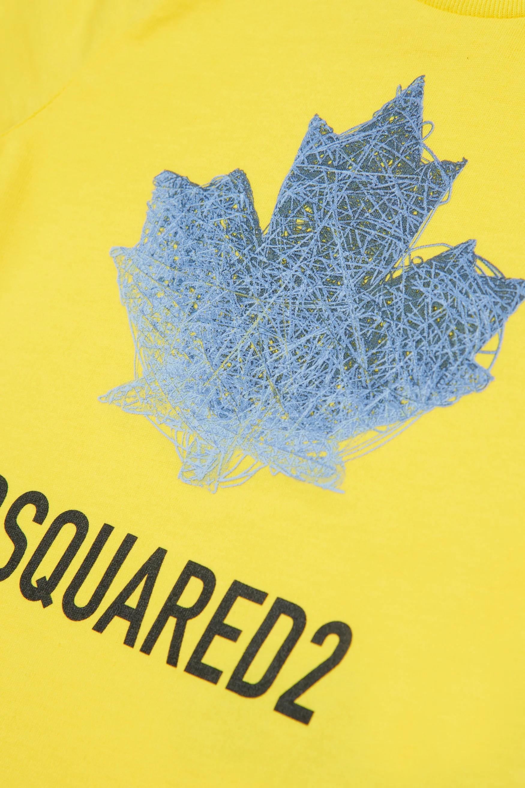 T-shirt con logo DQ3278D00XM DQ220 DSQUARED2 