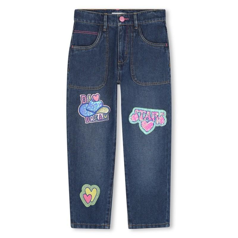 Pantaloni in denim U21327 Z28 BILLIEBLUSH 