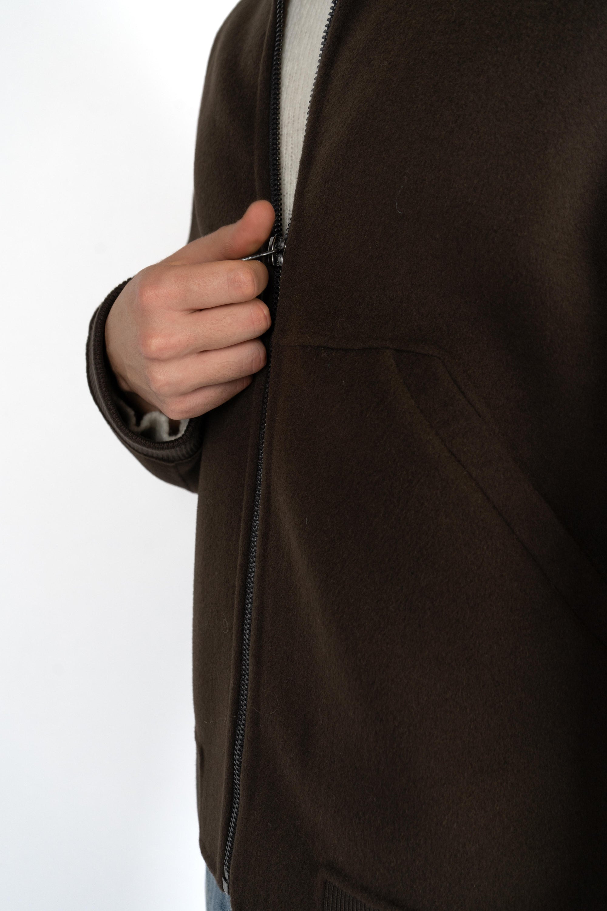 Giacca full zip B6F0011 FU69M AMARANTO 