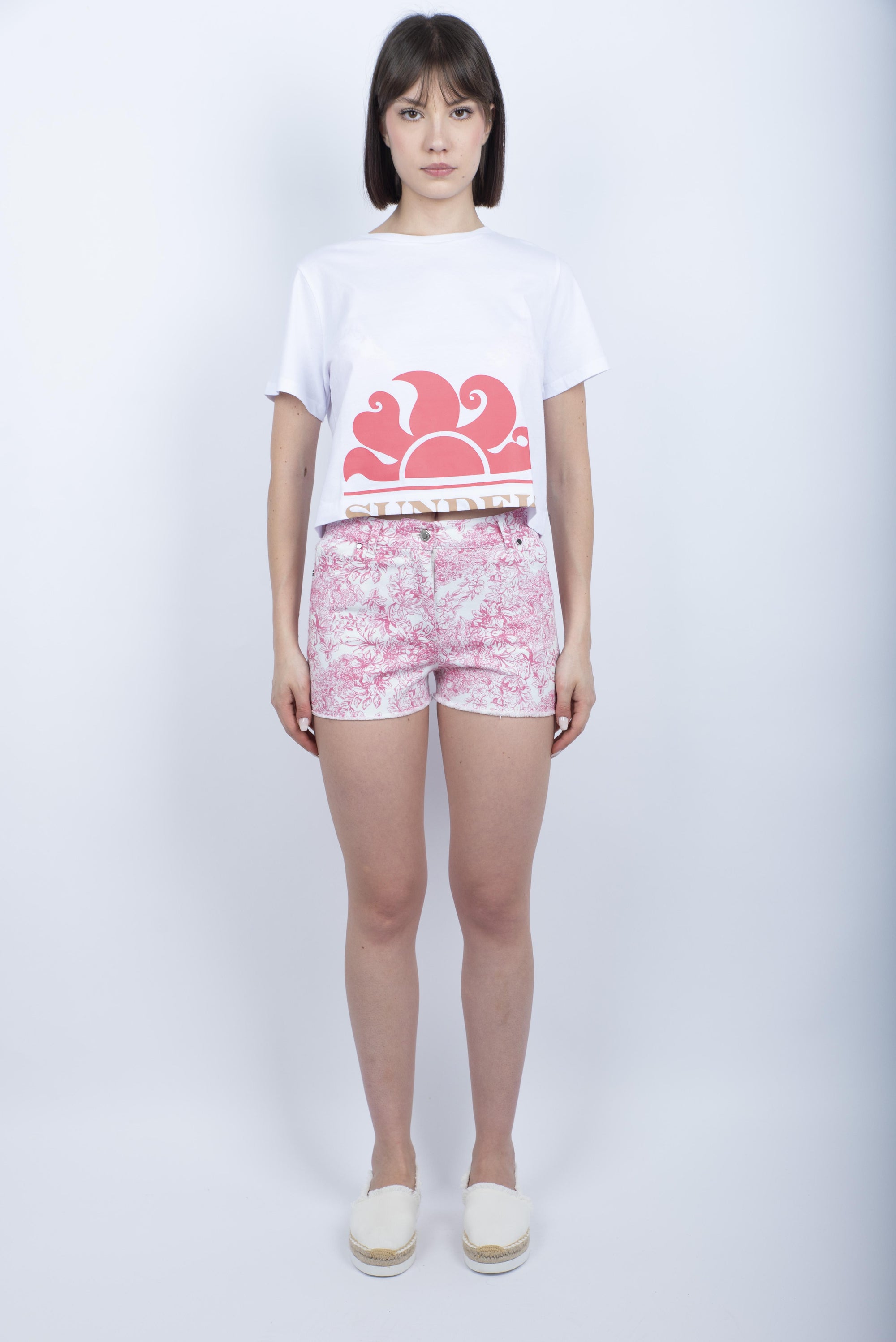 Shorts stampa Fleur de Joie pitaya W397WKCB2FJ A70FJ SUNDEK 