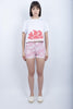 Shorts stampa Fleur de Joie pitaya