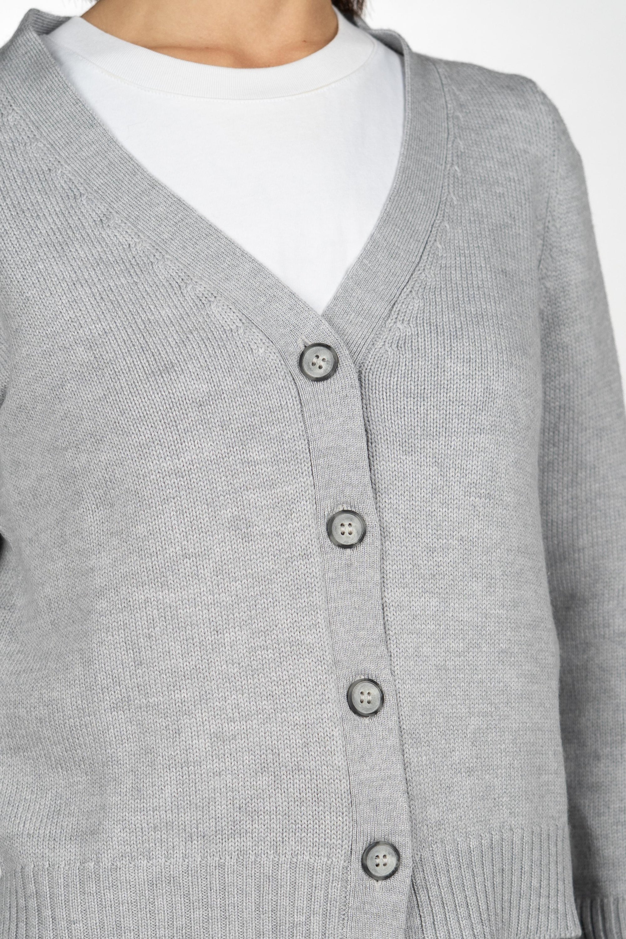 Cardigan 3 Fili In Lana Merino 13206/14200 052 GRAN SASSO 