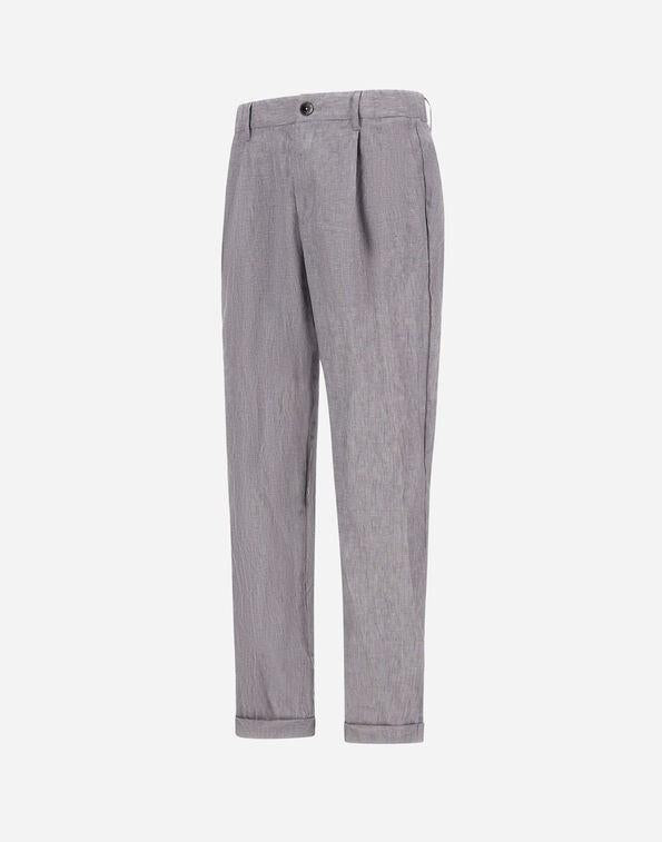Pantaloni in summer linen PT000190U17158 9410 HERNO 