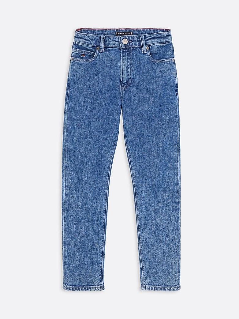 Jeans dritti sbiaditi KB0KB09328J 1BJ TOMMY HILFIGER 
