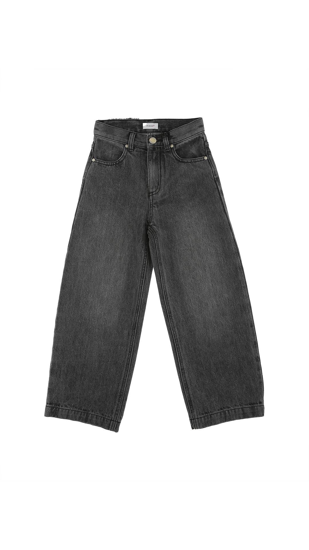 Jeans ampi con logo posteriore KFPA022CDF017 D807 PINKO 