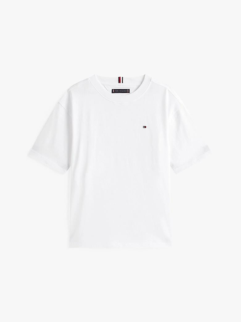 T-shirt in jersey con logo e nastro iconico KB0KB09646T YBR TOMMY HILFIGER 