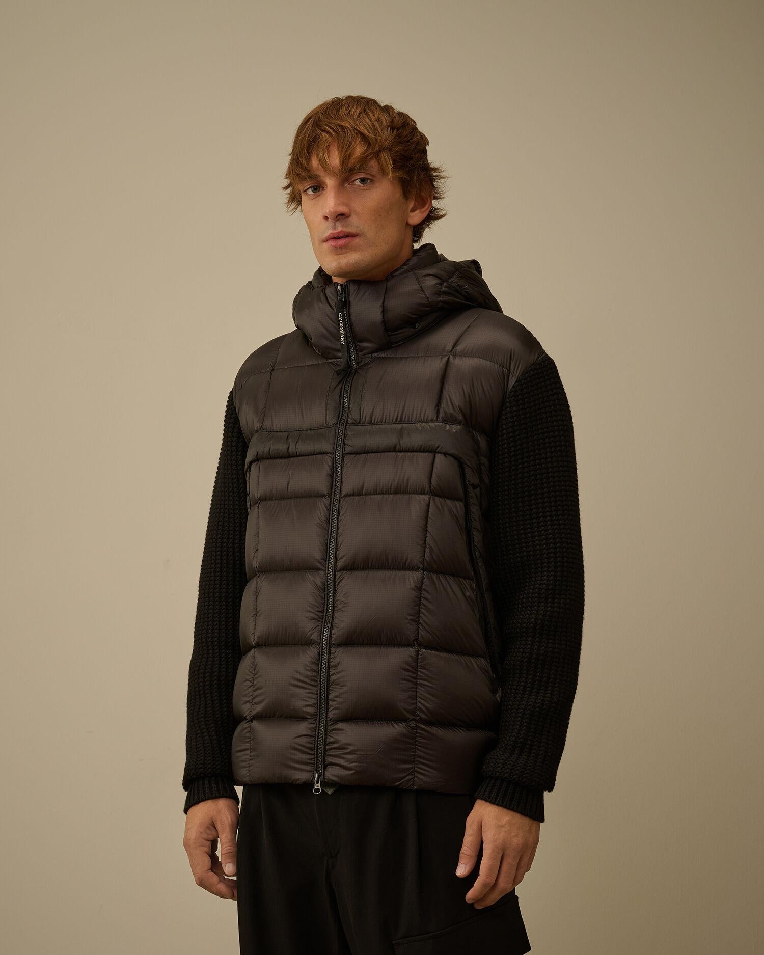 Maglia maschera full zip 19CMKN185A 999 C.P. COMPANY 