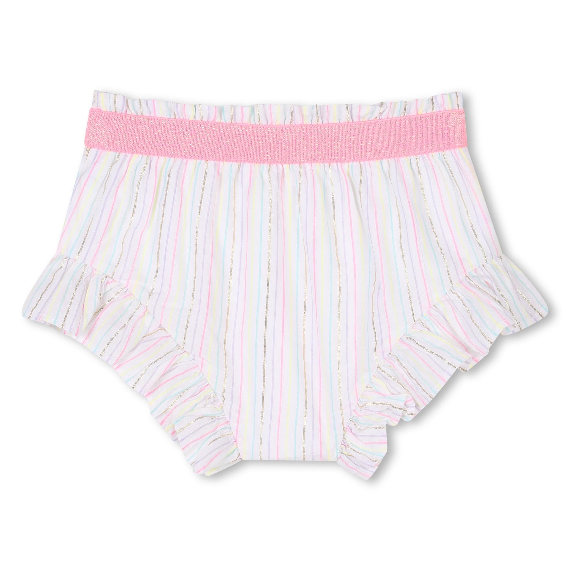 Set con shorts e stampa arcobaleno U21009 N34 BILLIEBLUSH 