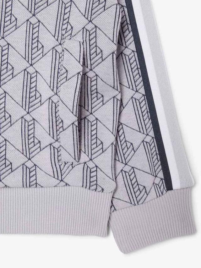 Felpa con logo all-over 847108 GJ3 LACOSTE 