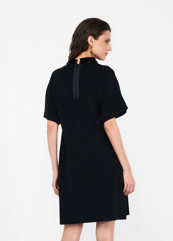 Abito con paillettes CF5035MS55N 22222 LIU JO BLACK 