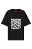 T-shirt with art print in cotton jersey