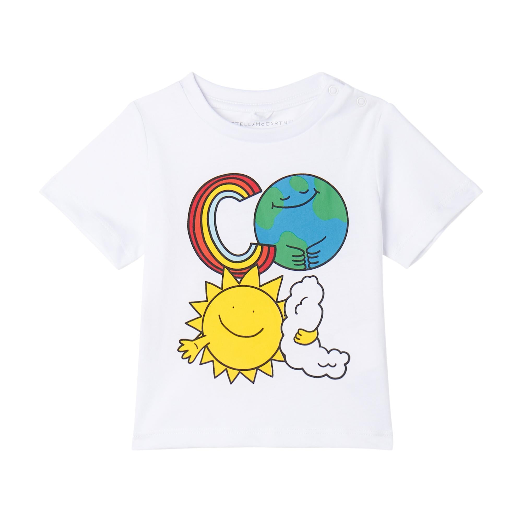 T-Shirt Grafica Amici della Terra TX8521Z0434 100 STELLA MCCARTNEY 