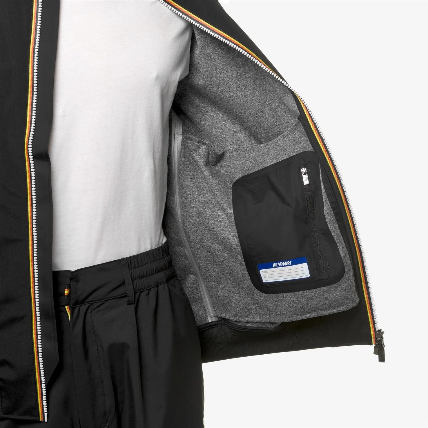 Giacca Casual Uomo Impermeabile Nero K5123HW USY K-WAY 