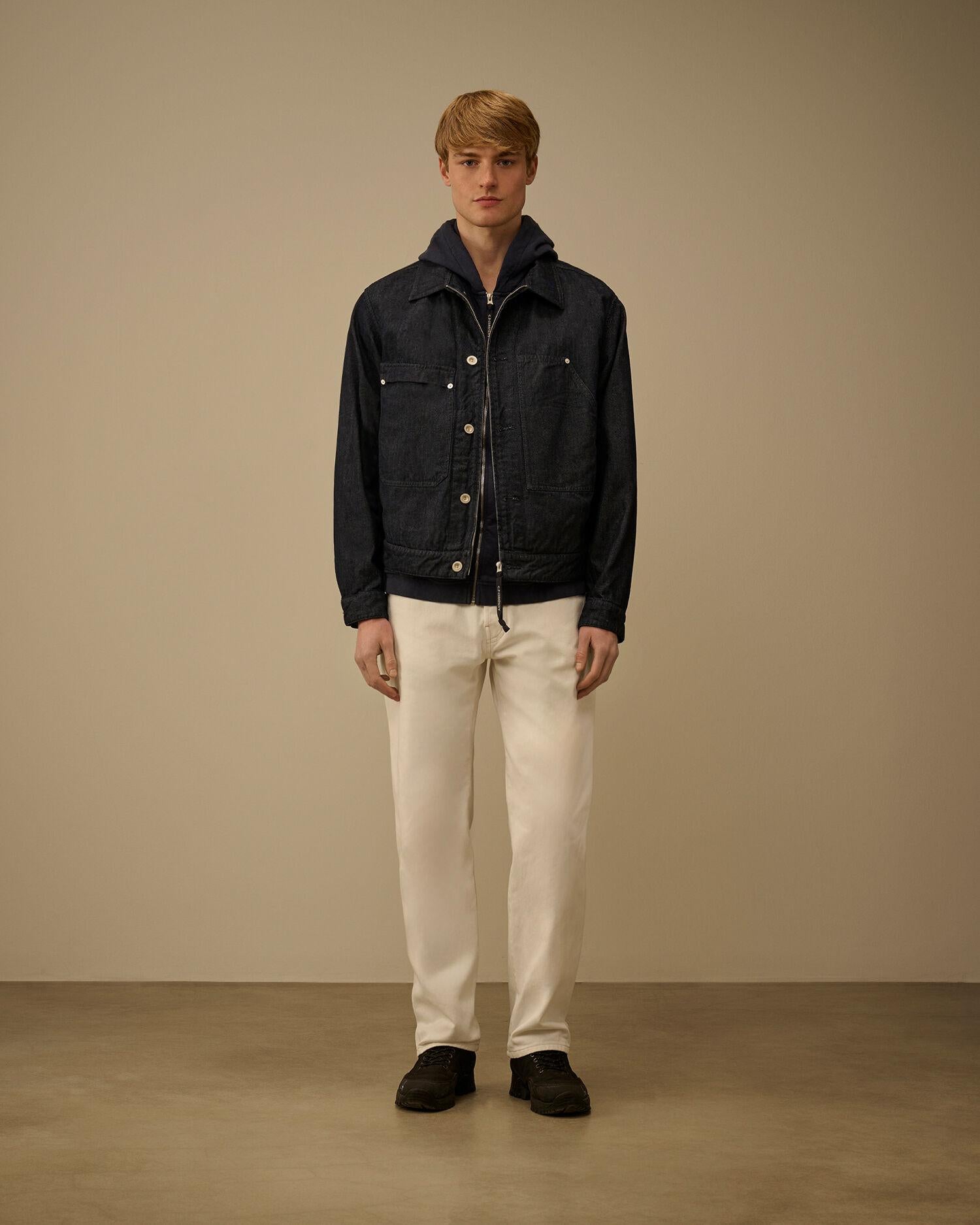 3/1 Denim Zip Jacket 20CMOW161A D08 C.P. COMPANY 