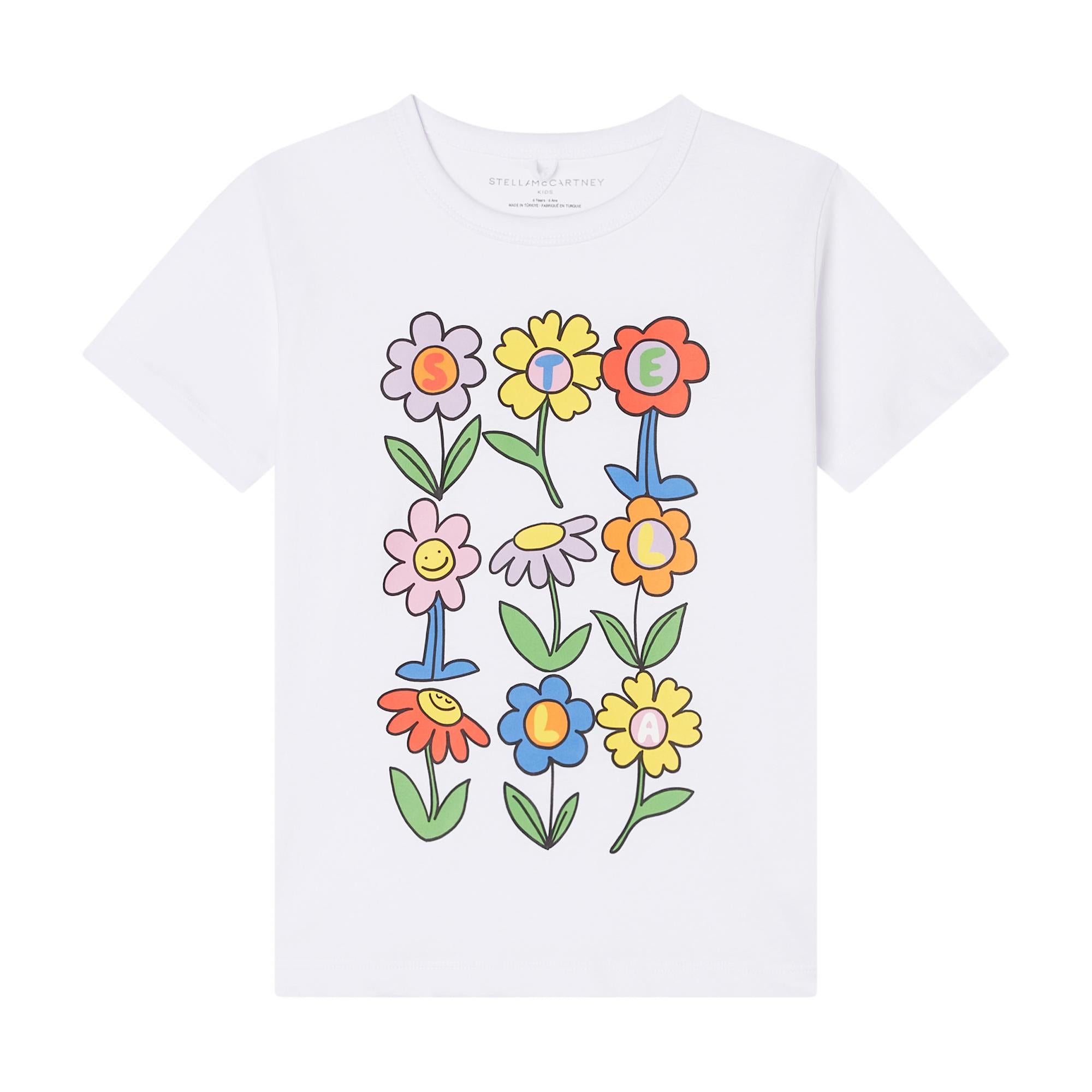 Maglietta Grafica Fiori TX8A61Z0434 100 STELLA MCCARTNEY 