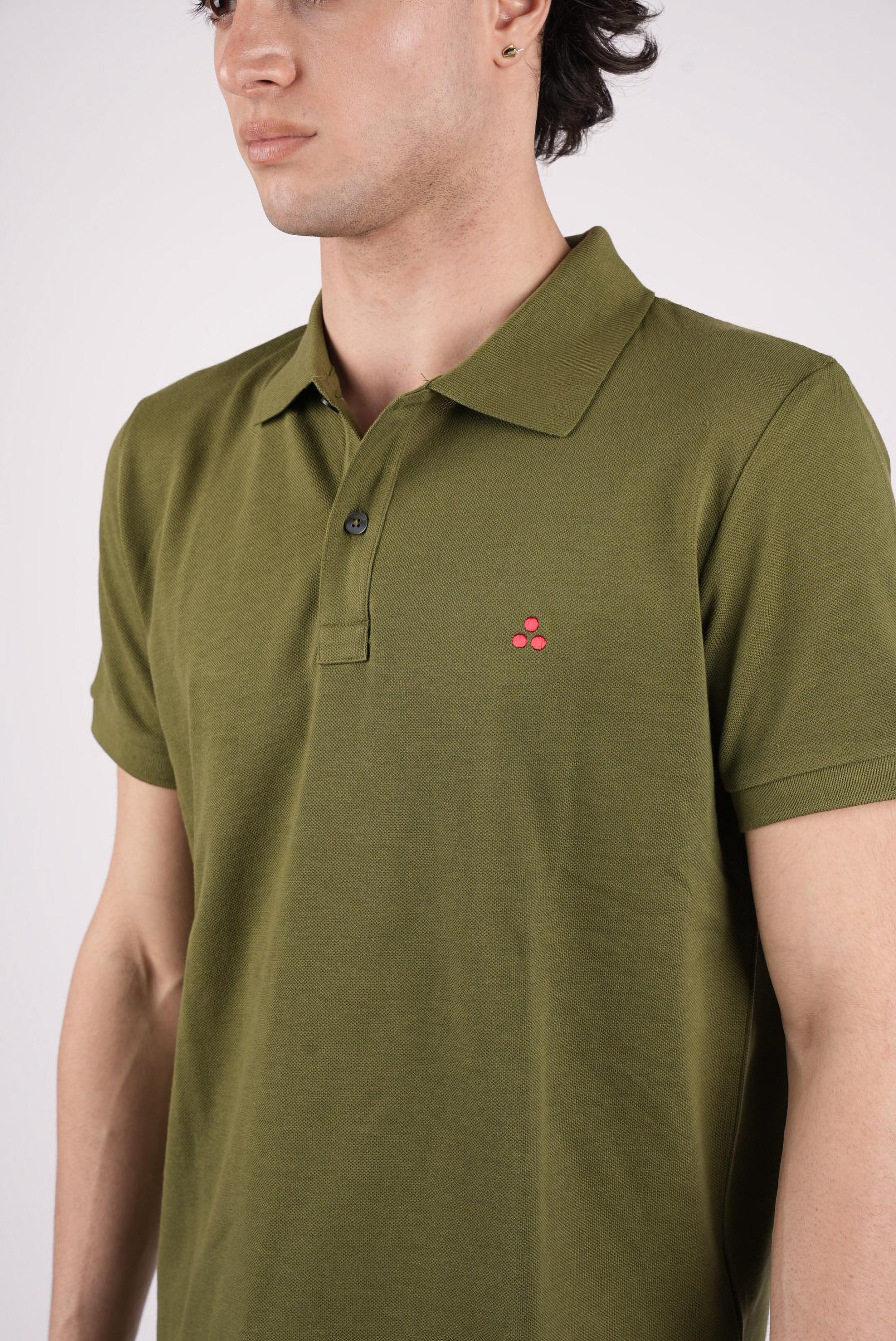 Polo in piqué con logo ricamato PEU5465 471 PEUTEREY 