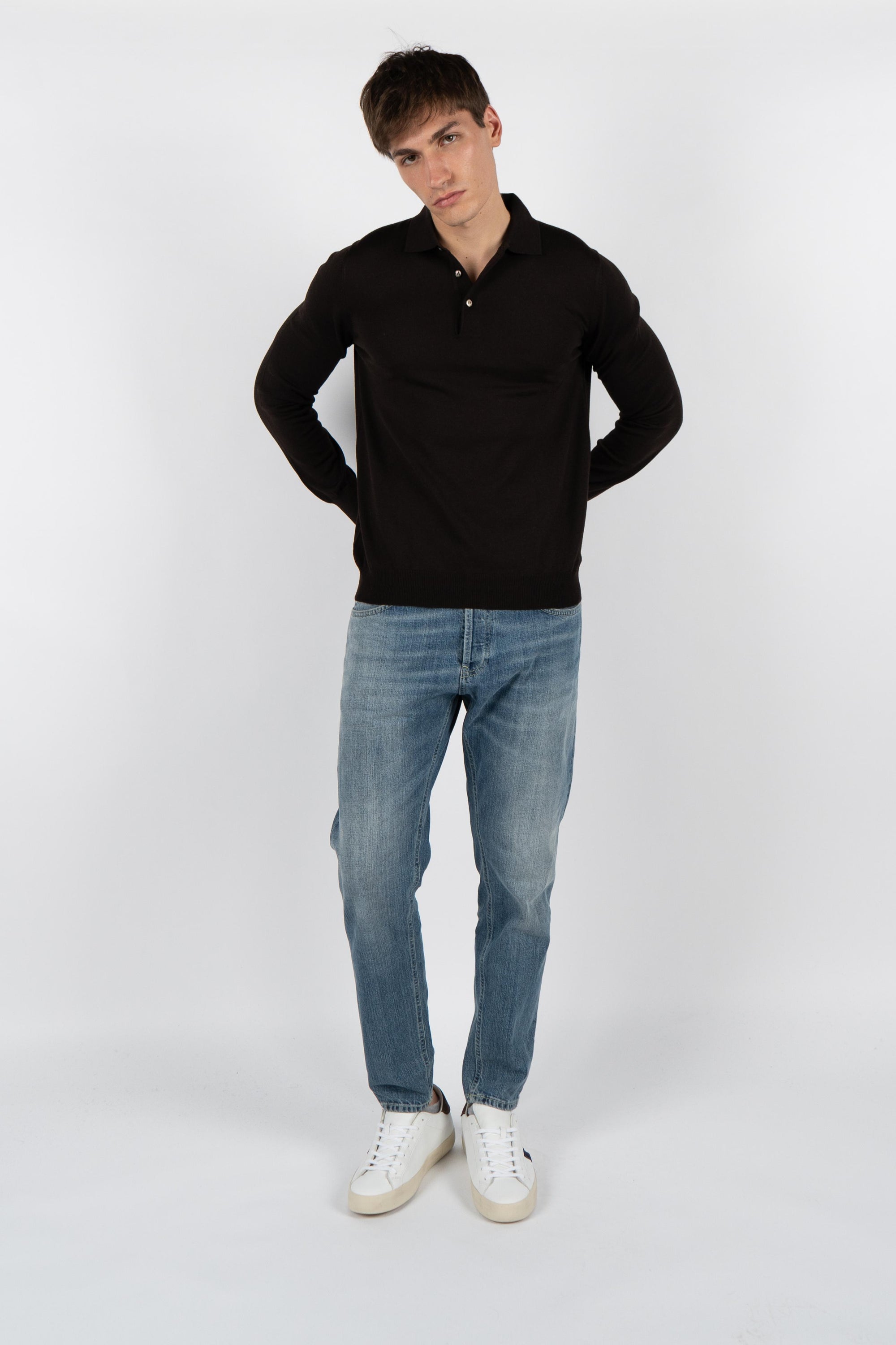 Polo in lana merino 55112/14290 195 GRAN SASSO 