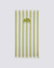 Striped jacquard fouta beach towel
