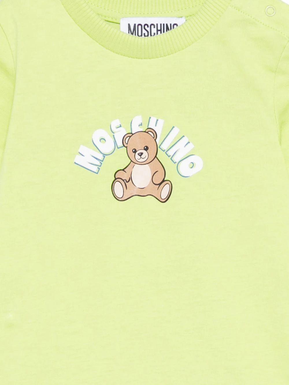 Tutina per neonati con Teddy Bear MTY022LAA01 30355 MOSCHINO BABY 