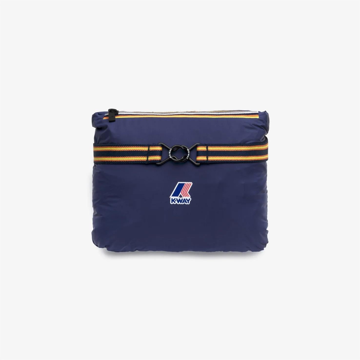 Giacca media calda unisex blu cobalto con materiali riciclati K61273W 867 K-WAY 