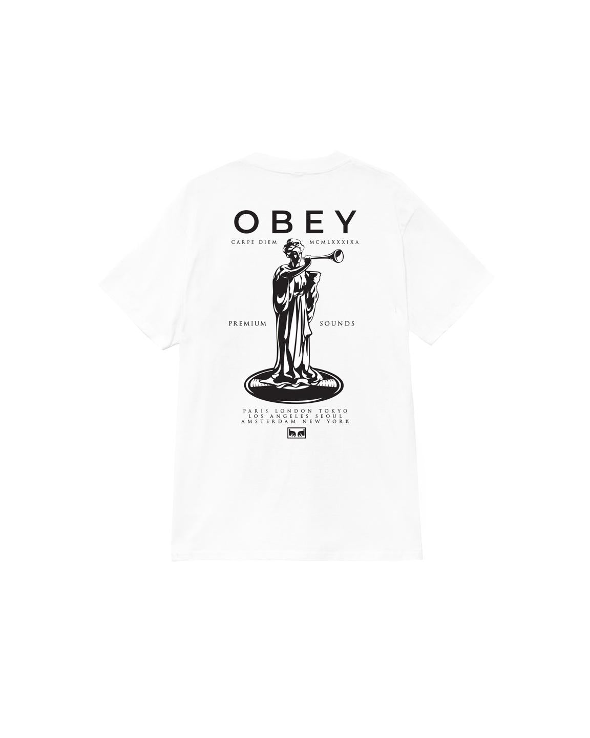 T-shirt girocollo 165264094 WHT OBEY 