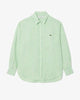 Camicia oversize a righe in lino
