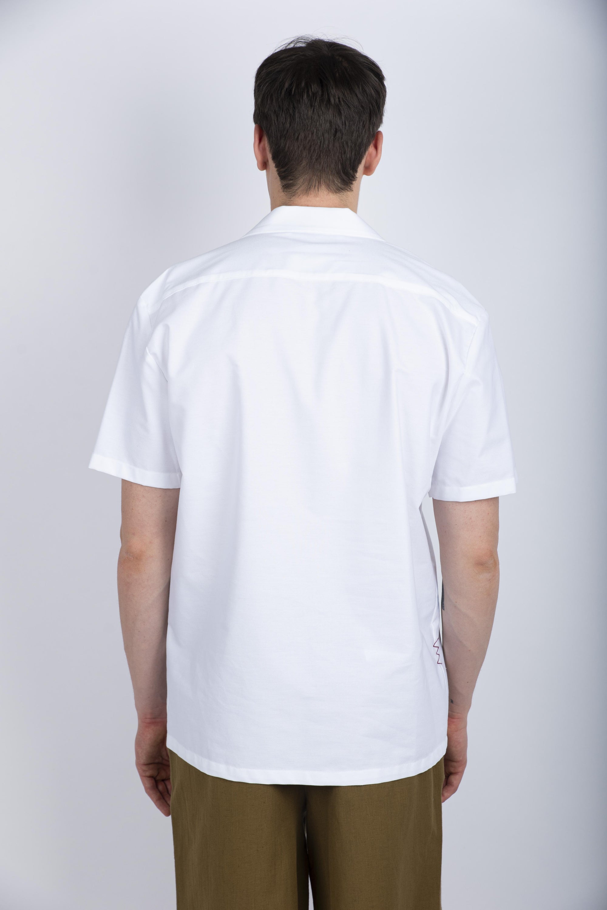 Camicia con Logo Uomo Amaranto B6D0014 A01 AMARANTO 