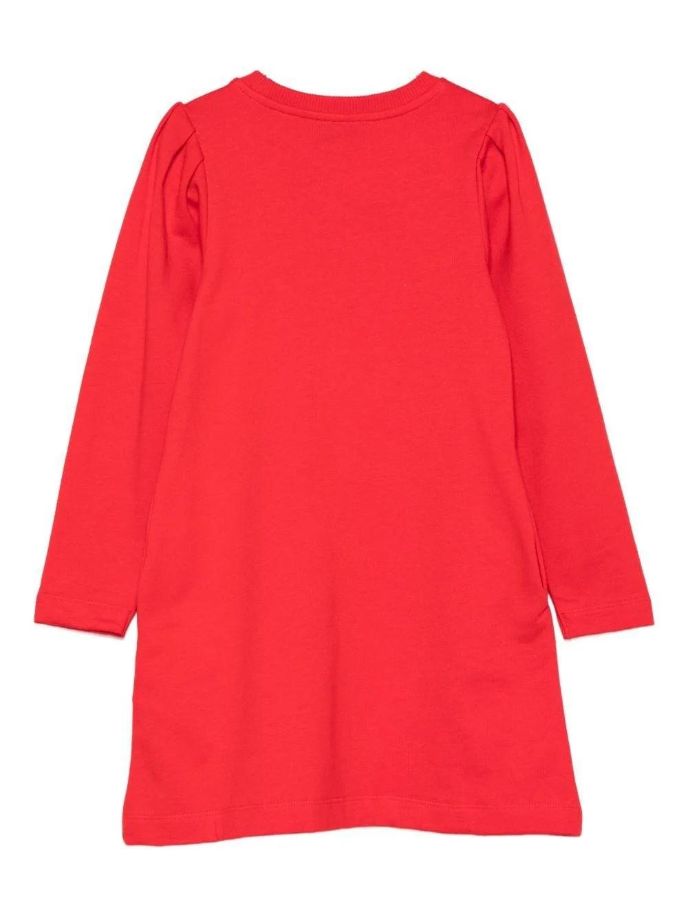 Abito con maniche lunghe HBV0FCLCA40 50109 MOSCHINO KID 