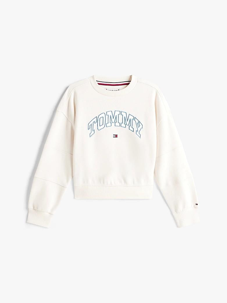 Felpa Varsity relaxed fit con applique KG0KG08785T YA8 TOMMY HILFIGER 