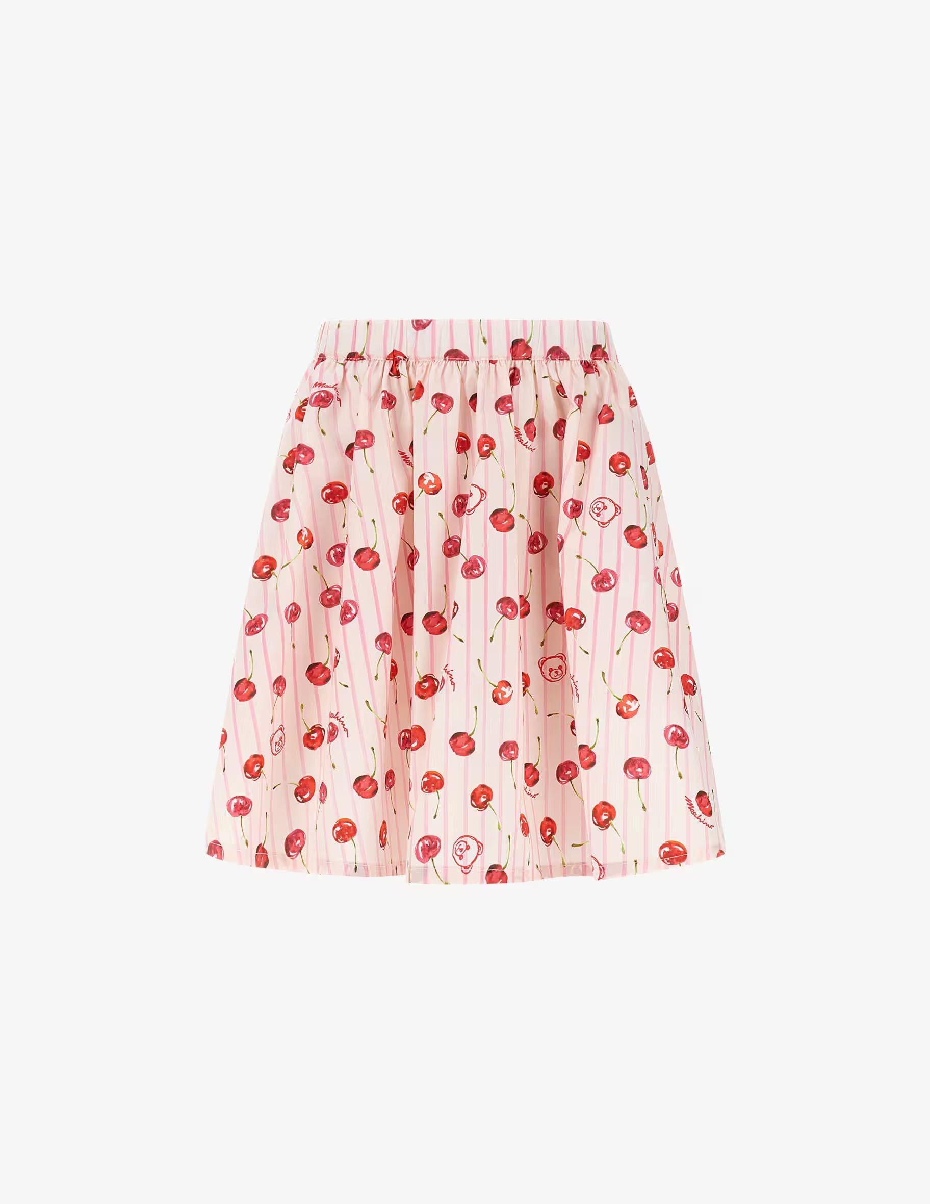 Gonna corta con ciliegie HDJ045LLB67 83658 MOSCHINO KID 