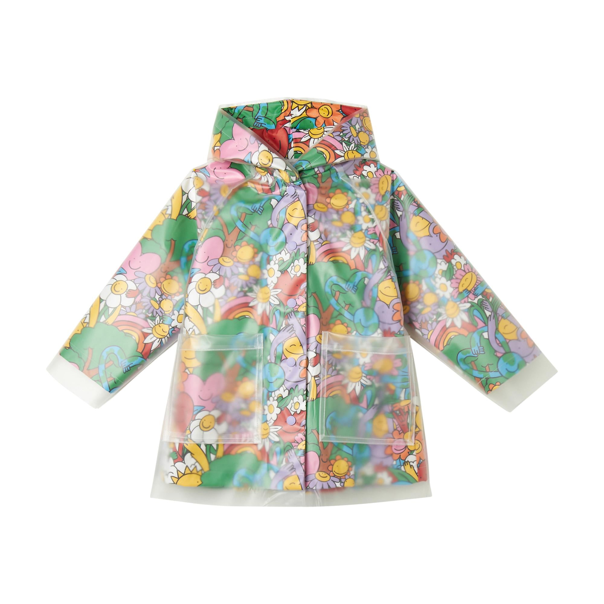 Impermeabile con Stampa Amici della Terra TX2A40Z3057 999MC STELLA MCCARTNEY 