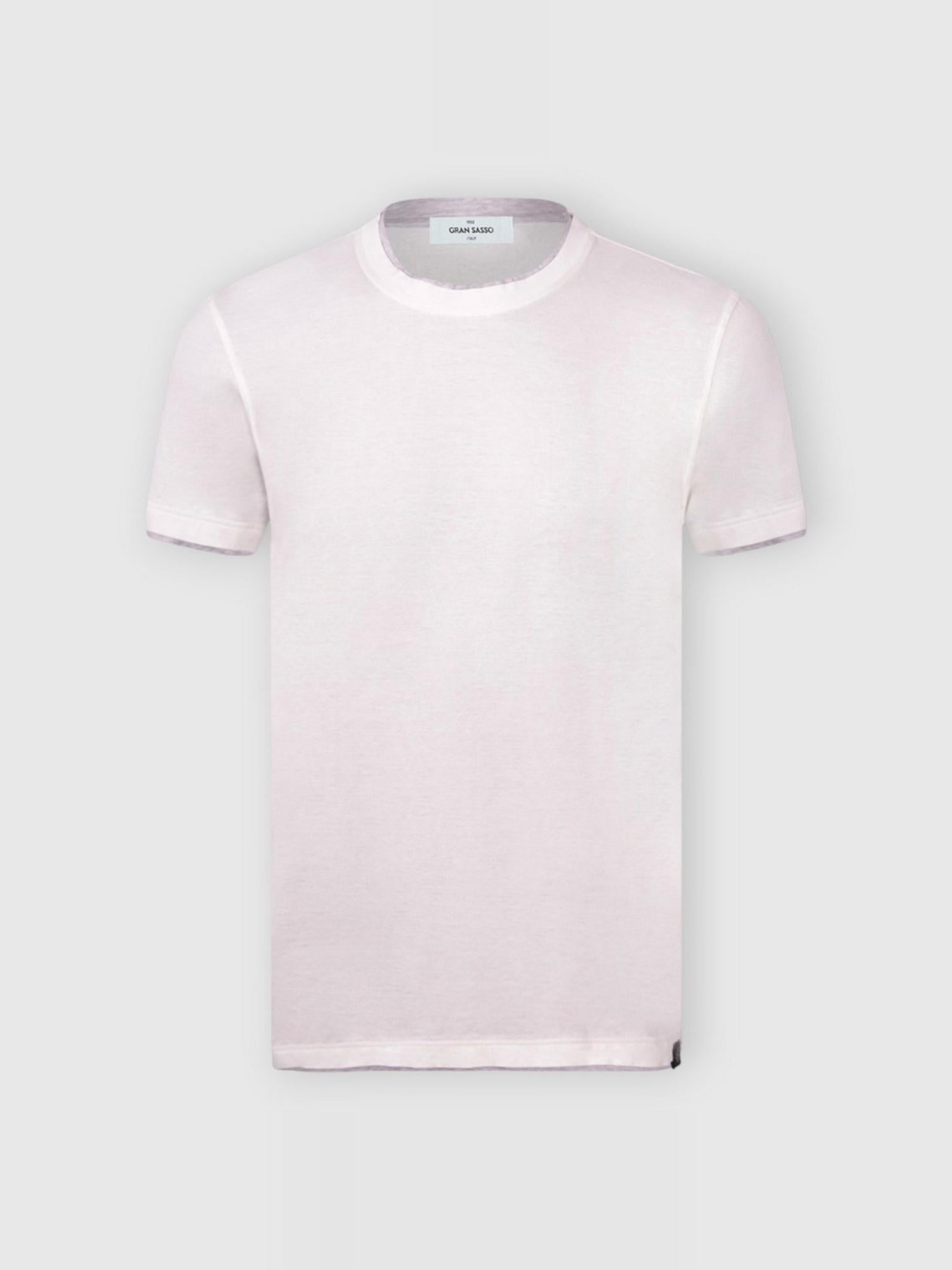 T-shirt con profili a contrasto 60123/73710 005 GRAN SASSO 