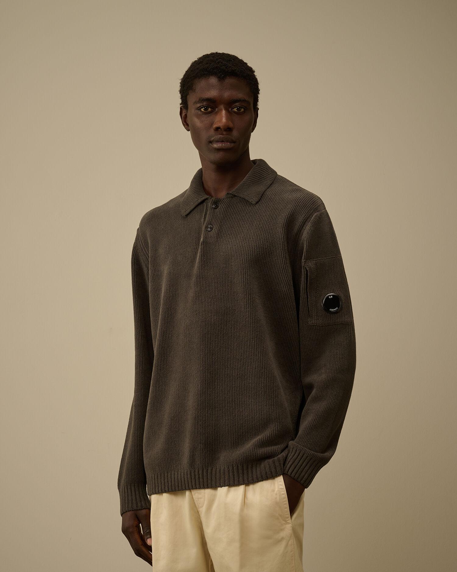 Maglione polo 19CMKN021A 978 C.P. COMPANY 
