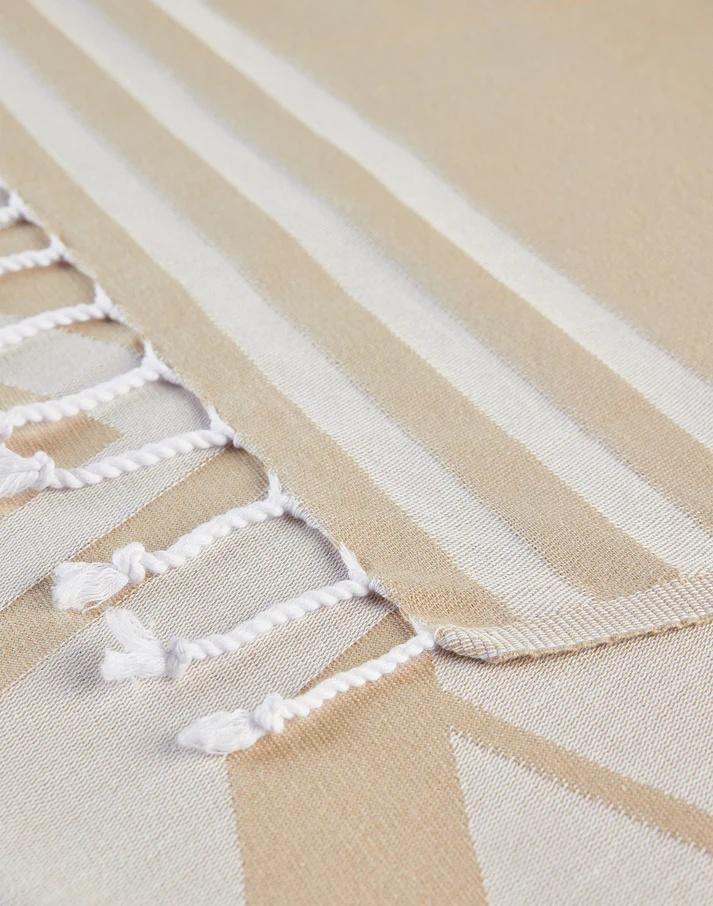 Telo mare fouta jacquard con logo mangrove AM401ATC1000 96600 SUNDEK 